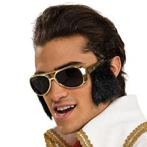 Adult Elvis Presley Glasses With Sideburns Costume Accessory