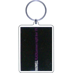 Black Summer's Night Plastic Key Chain - Image 2