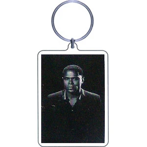 Black Summer's Night Plastic Key Chain