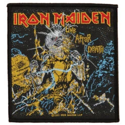Iron Maiden Live After Death Woven Patch