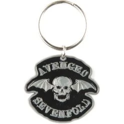 Death Bat Metal Key Chain