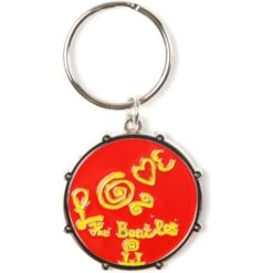 Love Drum Metal Key Chain