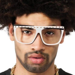 White Glasses Costume Accessory