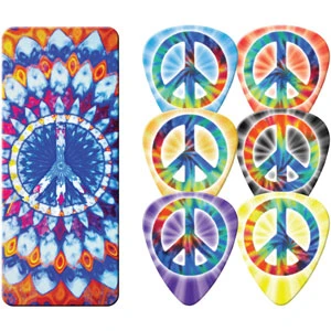 Peace Pick Tin - Dunlop Collector's Guitar Pick