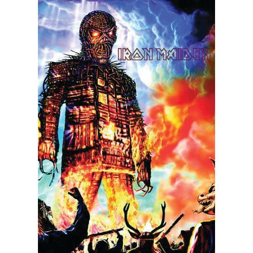 Iron Maiden Wicker Man Post Card