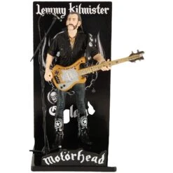 Lemmy Kilmister Deluxe Rickenbacker Guitar Cross Action Figure
