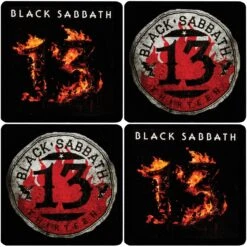 Black Sabbath 13 (Set Of 4) Coaster Set