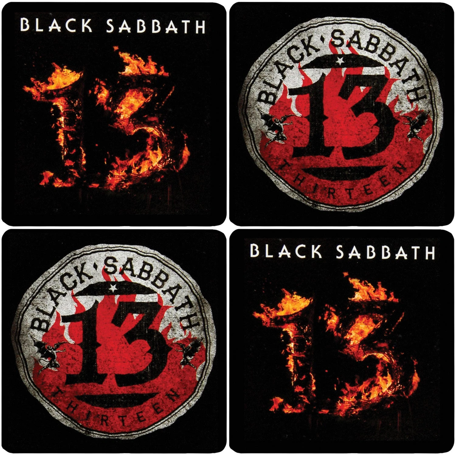 Black Sabbath 13 (Set Of 4) Coaster Set