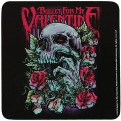 Skull Red Eyes Coaster