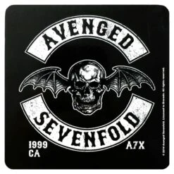Death Bat Crest Coaster