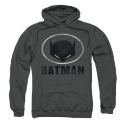 Batman Mask In Oval Hooded Sweatshirt