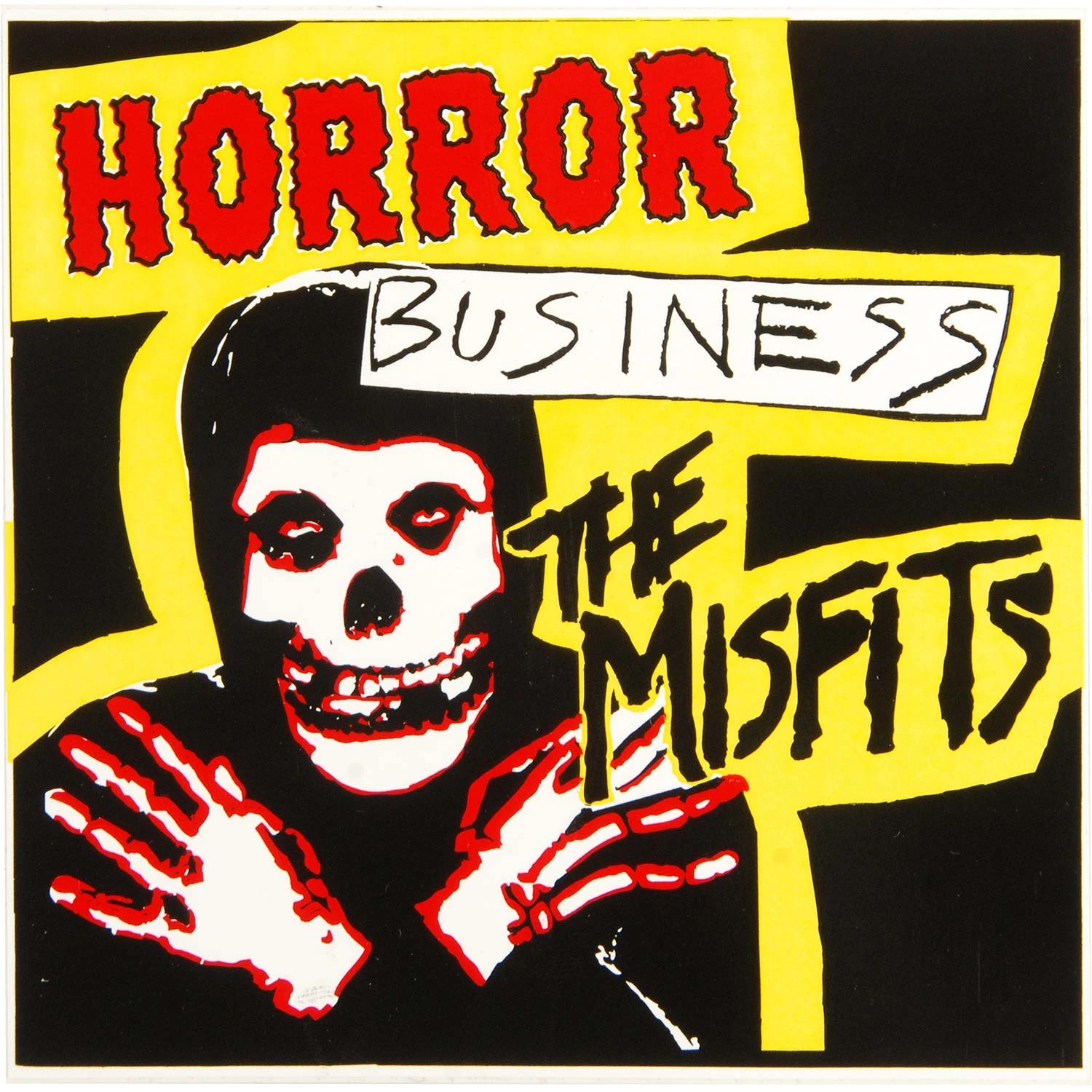 Misfits Horror Business Within Black Box (4.25" X 4.25") Sticker