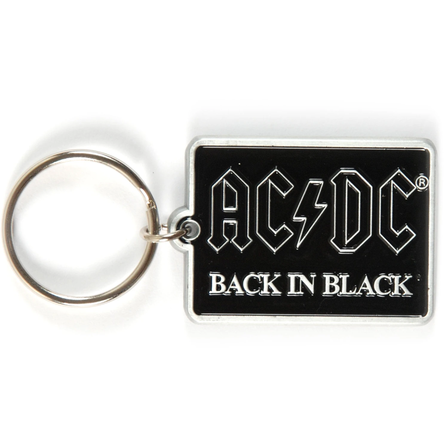 AC/DC Back In Black Metal Key Chain