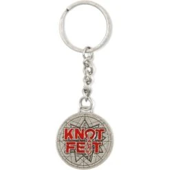 Slipknot Brushed Metal Knotfest Keychain Metal Key Chain