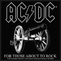 AC/DC For Those About To Rock Woven Patch