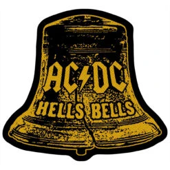 AC/DC Hells Bells Cut Out Woven Patch