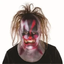 Adult Clown Full Mask With Hair Slipknot Mask