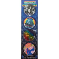 4 Pack 1.25" Button Set Collector Items
