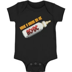 AC/DC Have A Drink On Me Creeper Bodysuit