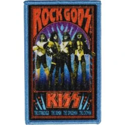 KISS Rock Gods Embroidered Patch