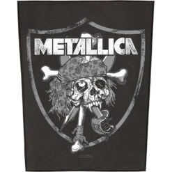 Metallica Raiders Skull Back Patch