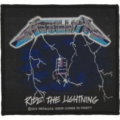 Metallica Ride The Lightning Woven Patch