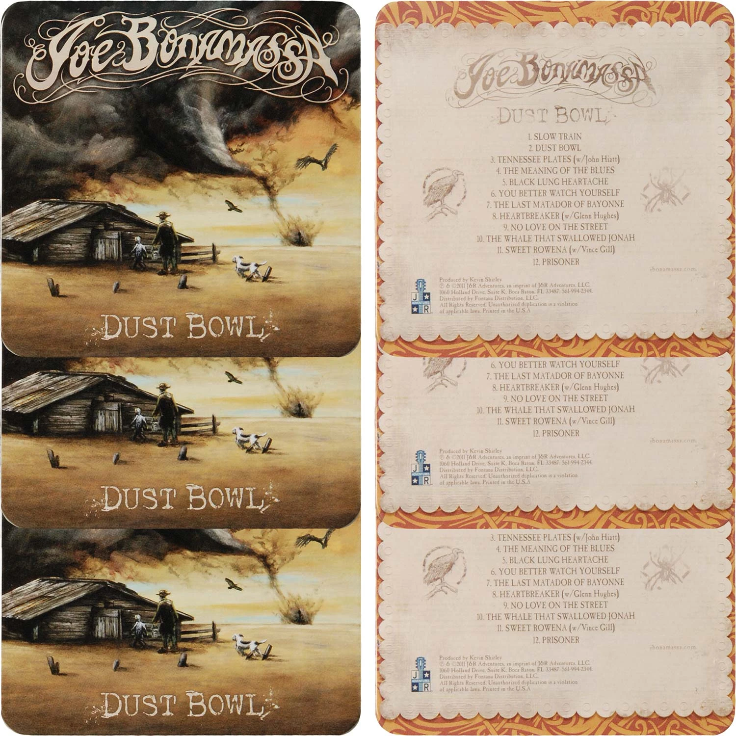Dust Bowl Coaster Set