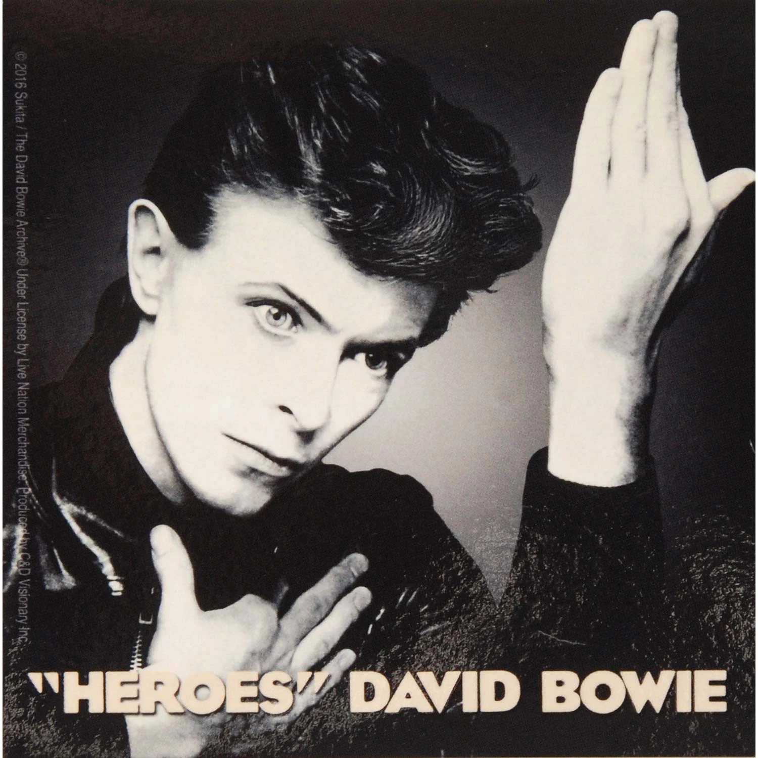 DAVID BOWIE Heroes Sticker