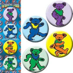 4 Pack 1.5" Button Set Collector Items