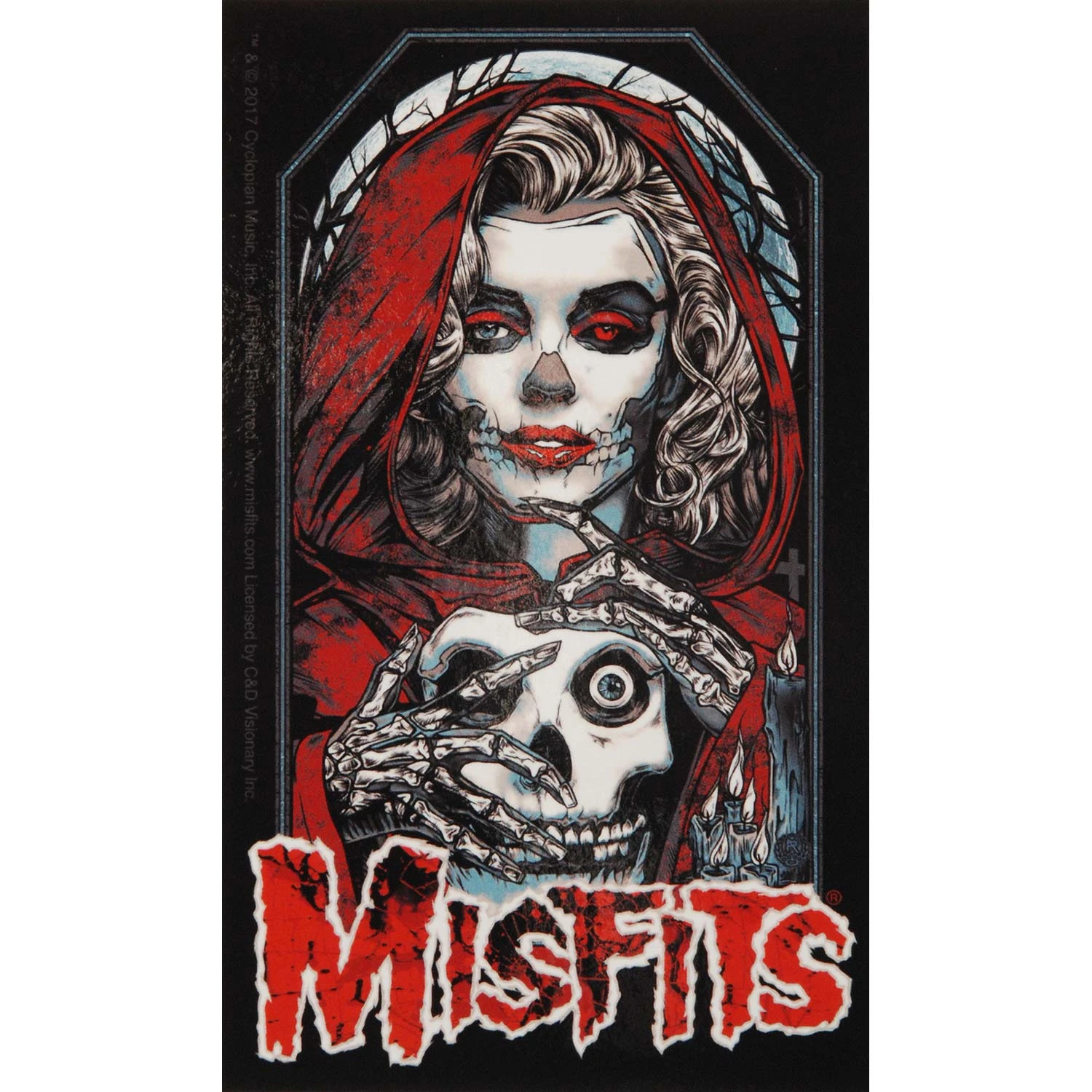Misfits Unmasked Sticker