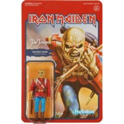 Iron Maiden Super7 The Trooper Soldier Eddie 3.75" ReAction Figure Action Figure