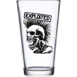 Skull Pint Glass