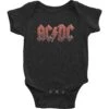 AC/DC Solid Red Kids Bodysuit
