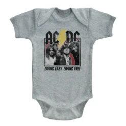 AC/DC Hwy2hell Lyrics Kids Bodysuit