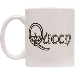 Queen Crest Type Logo Mug Coffee Mug