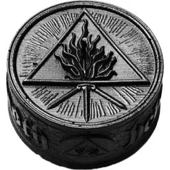 Candle - The Unholy Trinity - Black Metallic Candle