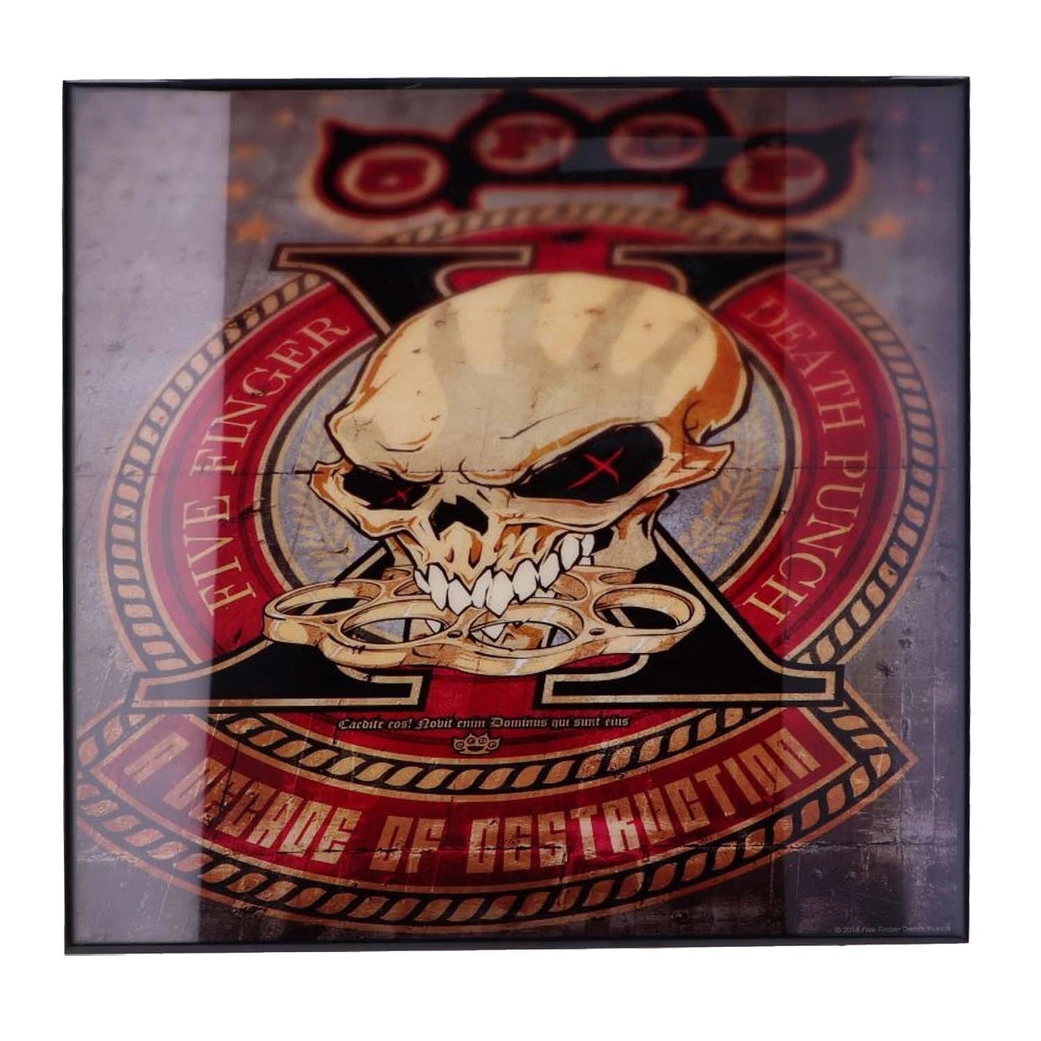 Decade Of Destruction Crystal Clear 32cm Framed Wall Art