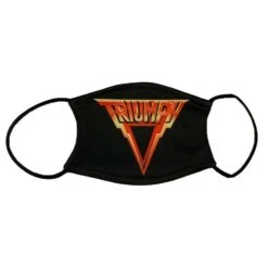 Triumph Lightning Logo Face Mask