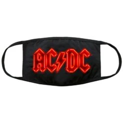 AC/DC Neon Logo Face Mask