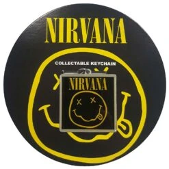 Nirvana Smiley (Photo Print) Plastic Key Chain
