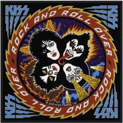 KISS Rock N' Roll Over Woven Patch
