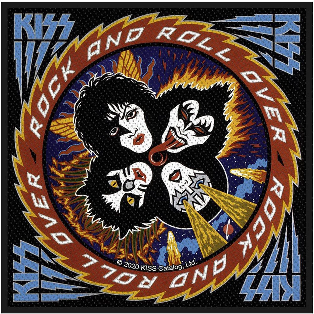 KISS Rock N' Roll Over Woven Patch