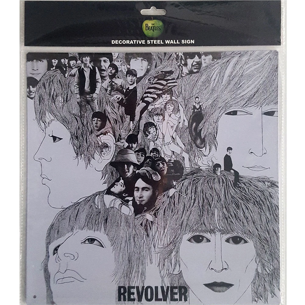 Revolver Steel Wall Sign Tin Concert Sign