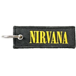 Nirvana Logo (Double Sided Patch) Plastic Key Chain