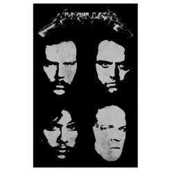 Metallica Black Album Poster Flag