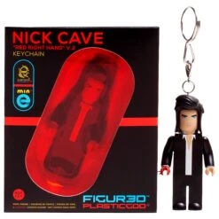 Nick Cave X Plasticgod3" "Red Right Hand" V.2 Keychain Vinyl Figure