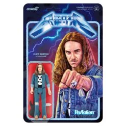 Metallica Super7 Cliff Burton 3.75" ReAction Figure Action Figure