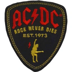 AC/DC Plectrum Embroidered Patch