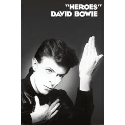 DAVID BOWIE Heroes Domestic Poster