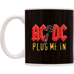 AC/DC Plug Me In Coffee Mug